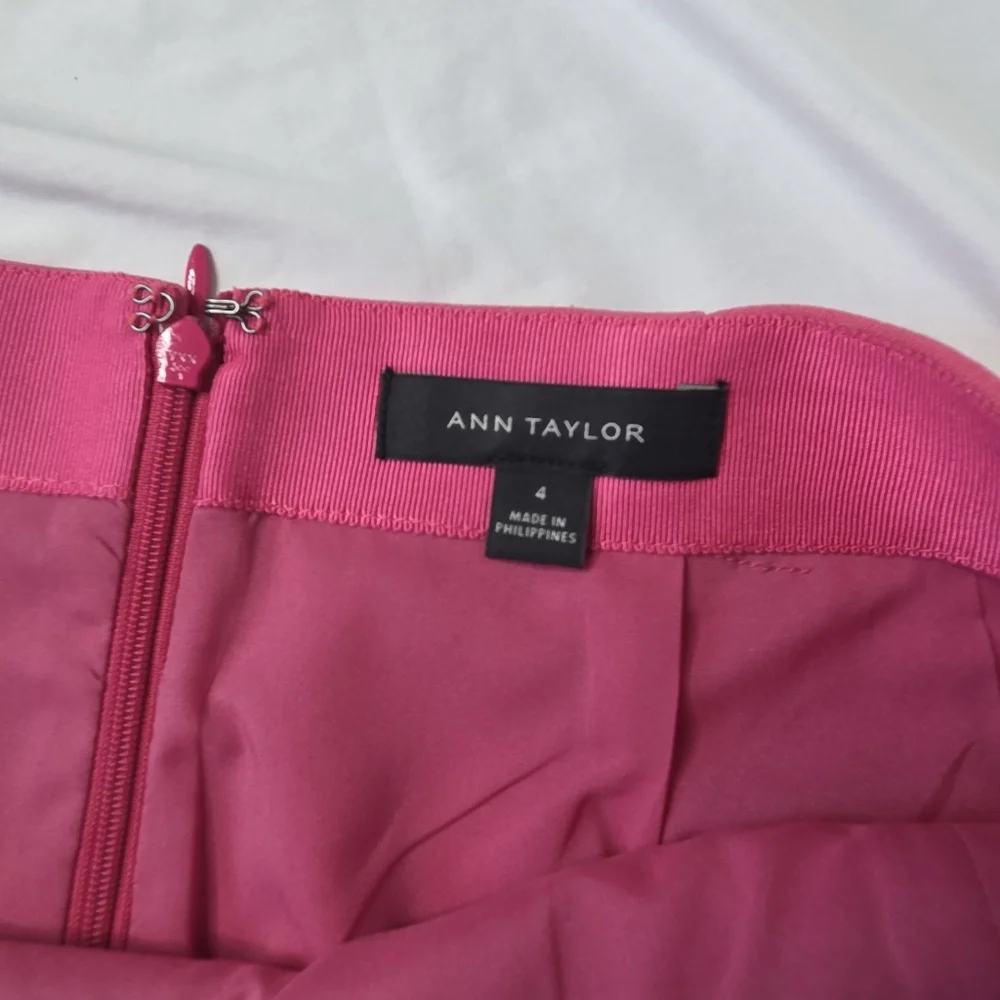 Ann Taylor Womens Size 4 Elegant Pink Women's Skirt - Picture 3 of 5